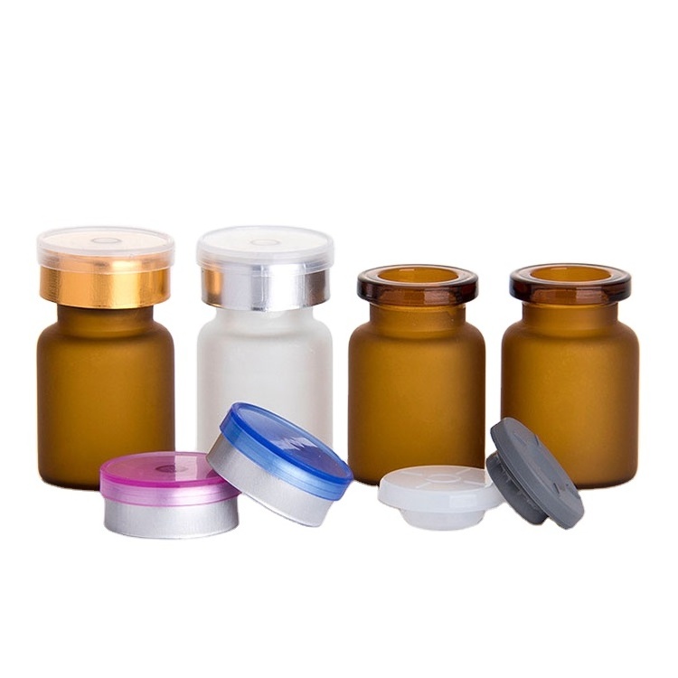 Empty Crimp Tube Glass Steroid Pharmaceutical Penicillin Bottles 2ml 5ml 10ml Mini Clear Amber Medical Sterile Injection Vial