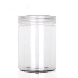 Household Food Plastic Cans Transparent Food Packaging 480ml Empty PET Bottle Candy Jar