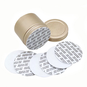 PS 38mm 45mm 53mm 56mm Food grade Pressure Sensitive Bottle Cap Foil Seal Liner Foam PE Liner sealed for your Protection