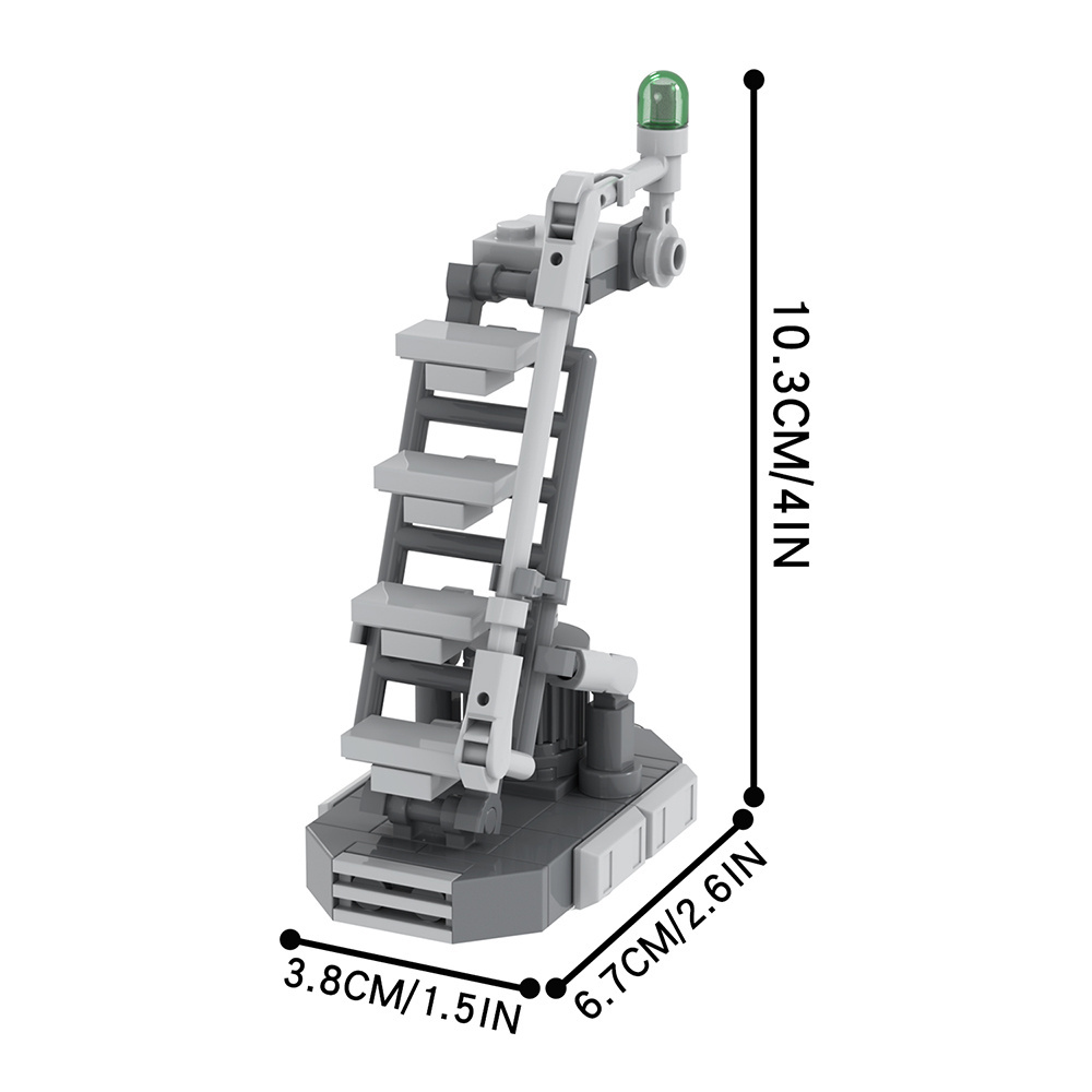 leguoguo space wars Boarding ladder MOC MOOXI MOC2143 wars weapon toy minifigs building block sets bricks BX