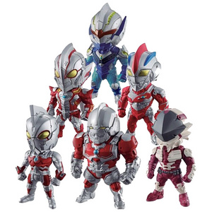 10m 6Pcs/set Anime Ultramaners Taro Ace Seven Jack Rosso Zero Gaia Blu Dyna Models Action Figures Kids Boys Girls Children Toys