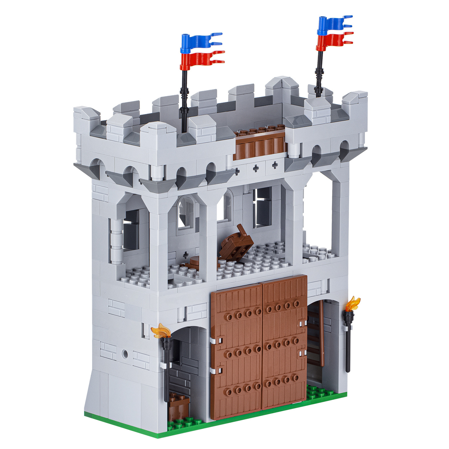 medieval city gate moc5010-a wholesale Military series weapon fortification barrack model kid boy girl toys building block brick