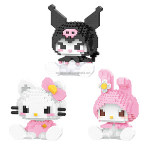 Nano blocks custom toys hello tokidoki sanrioes blind box Kitty cat kuromi bricks building block sets educational toys kids toys