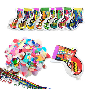 Confetti Paper Christmas Birthday New Year Party Gift Fireworks Confetti Gun For Party Decorations