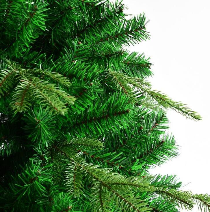 Xmas Tree Fast Delivery Party Home Decorations 150CM 180CM 210CM Green Tree Auto-open PE Mixed PVC Christmas Tree Artificial