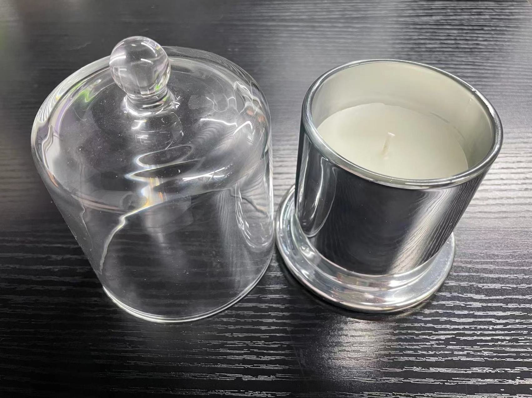 Scented Candle Stock Aroma Christmas Wedding Party Decorations Soy Wax Sliver Jar Aroma Candles