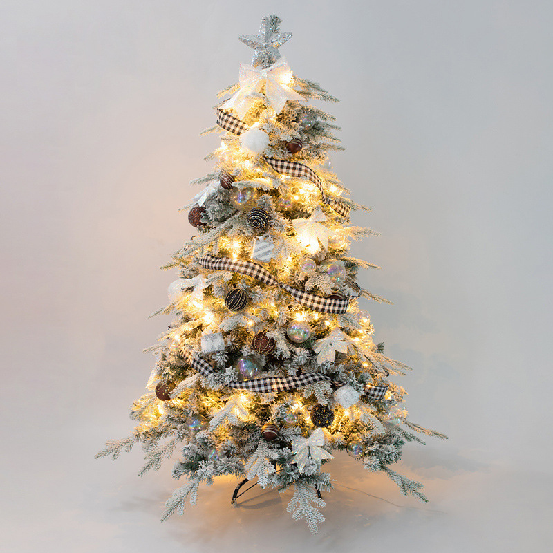 Xmas Tree Party Home Christmas Decoration 120cm 150cm 180cm 210cm Artificial Snowing Christmas Tree