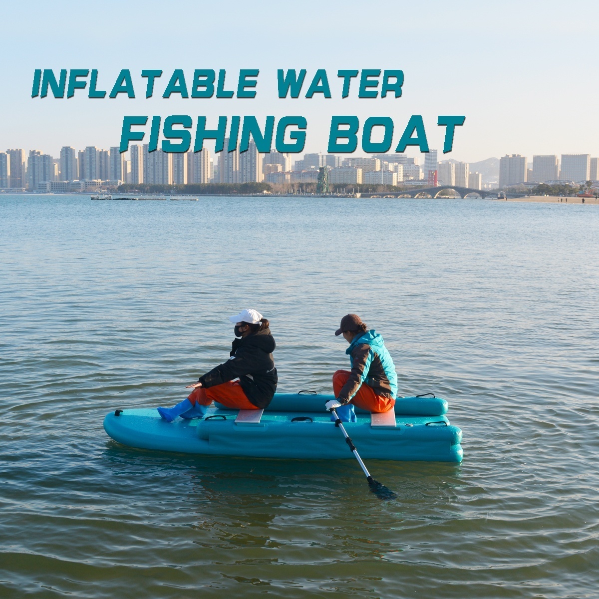 2 Person Fishing Boat Small Inflatable Boat  Mini Inflatable Rescue Speed Sport Boat