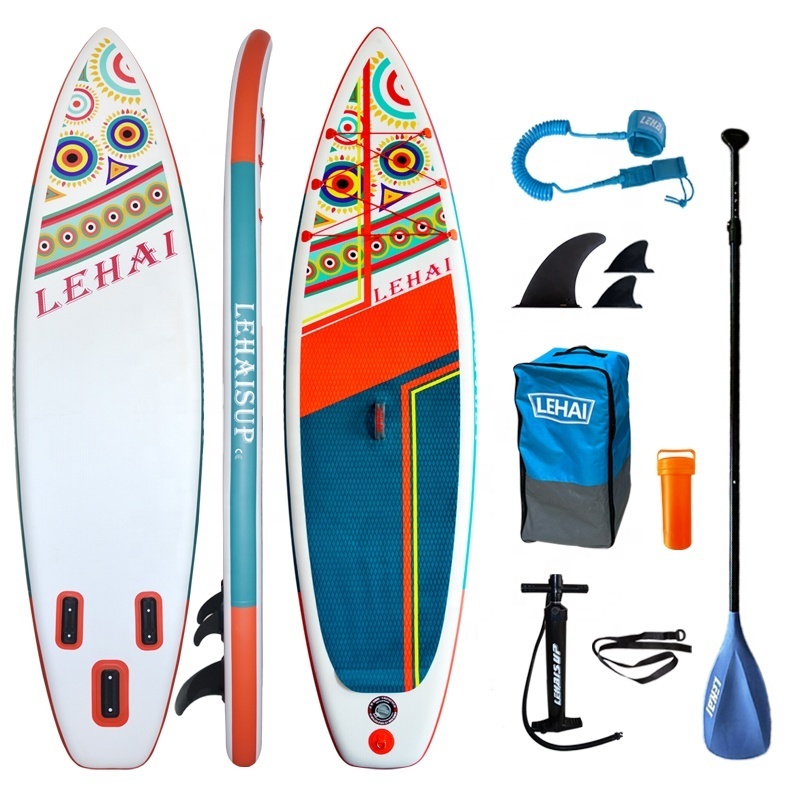 Drop shipping Oem 11' Inflatable Sup Standup Paddlesurf Paddle Boards Stand  Up Wholesale Paddel Soft Surfboard Sub