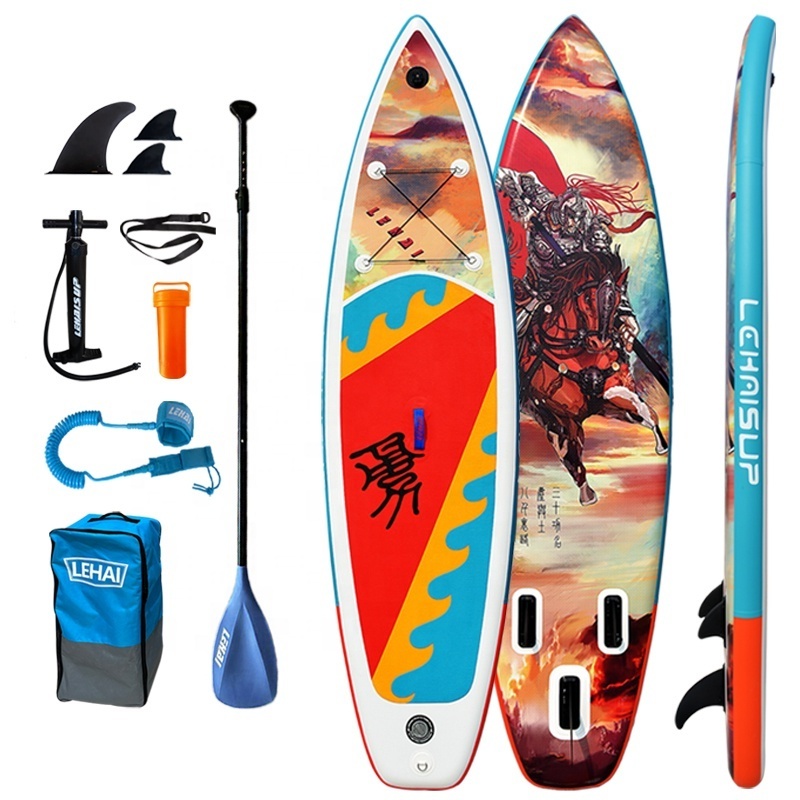 Agent sales or customized logo SUP inflatable paddle board fishing competition surfboard with cheap shipping