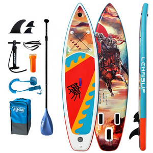 Agent sales or customized logo SUP inflatable paddle board fishing competition surfboard with cheap shipping