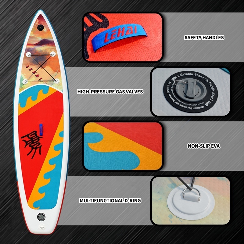 Agent sales or customized logo SUP inflatable paddle board fishing competition surfboard with cheap shipping