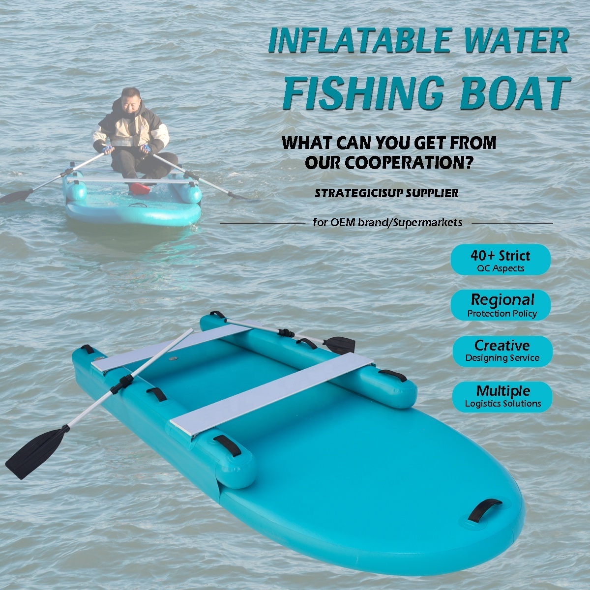 2 Person Fishing Boat Small Inflatable Boat  Mini Inflatable Rescue Speed Sport Boat