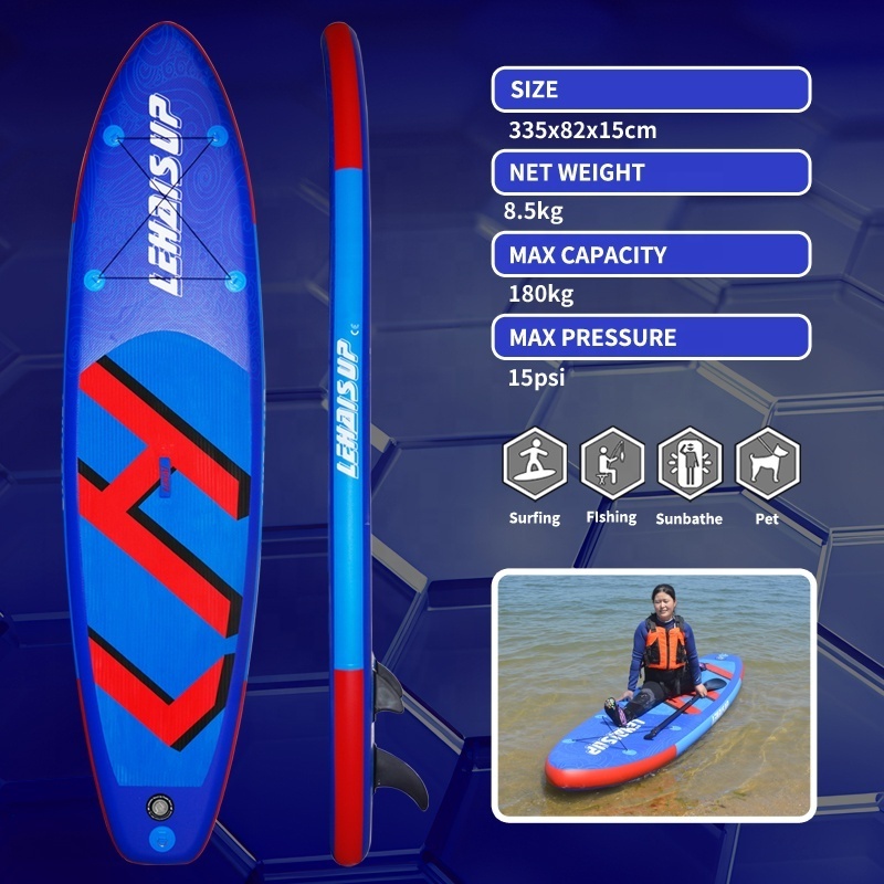 Picboard Oem Factory Supply Double Layer Quality Isup Paddl Board For Ocean Lake River Watersports 11'