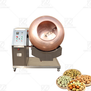 China automatic nut peanut coating sugar caramel peanut bread crumbs nut coating pan machine nuts processing machines