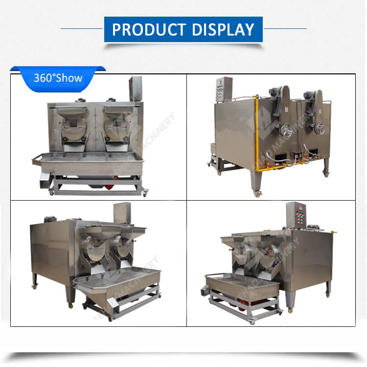 Industrial electric grains roasting machine barley corn sesame roaster beans roasting machine