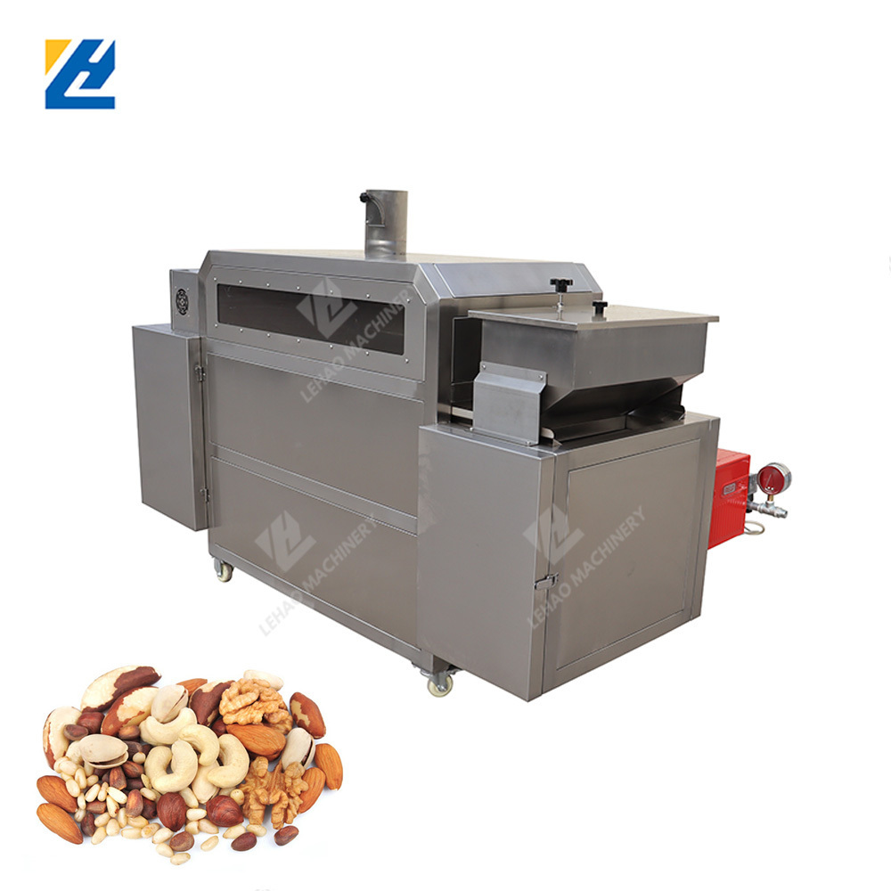 Small nut roasting machinery automatic peanuts roaster manufacturer peanut nuts roasting machine commercial price