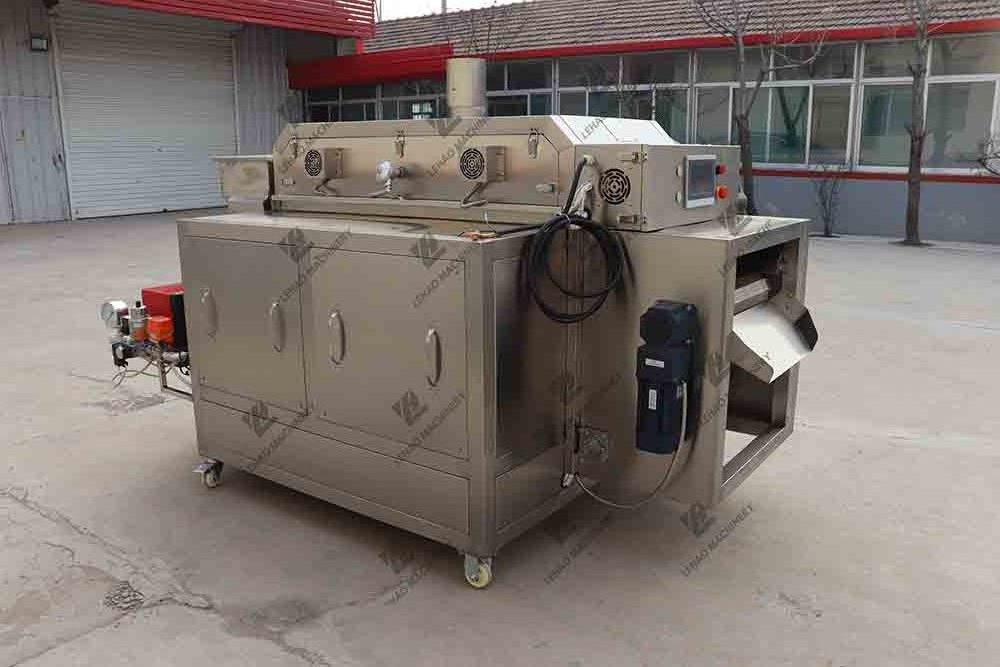 Small nut roasting machinery automatic peanuts roaster manufacturer peanut nuts roasting machine commercial price