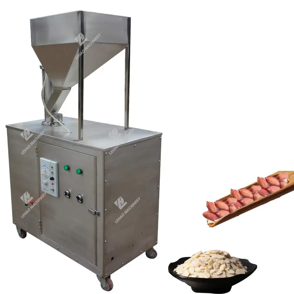 Industrial nut slicer almond peanut cutter cashew nut hazelnut slicing machine almond peanut slicer