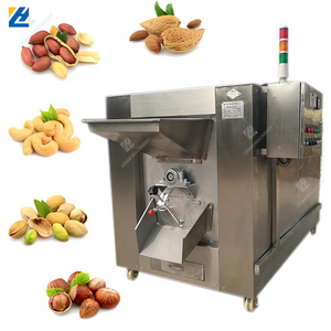 Low price stainless steel walnut nuts roaster peanut roasting machine