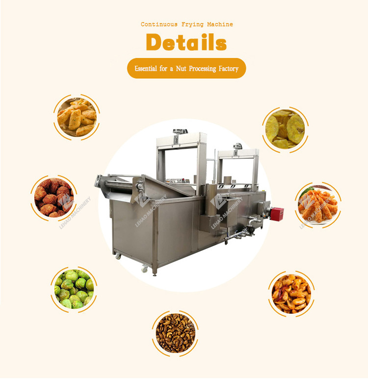 Industrial deep gas heating chicken fryer machine groundnut onion frying machine commercial french fries machine turkey