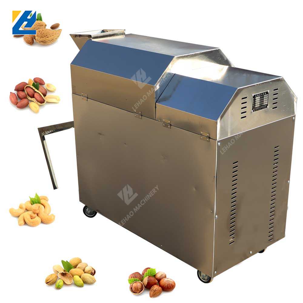 Hot sale automatic stainless steel cashew nut groundnut small nut roasting machine for sale