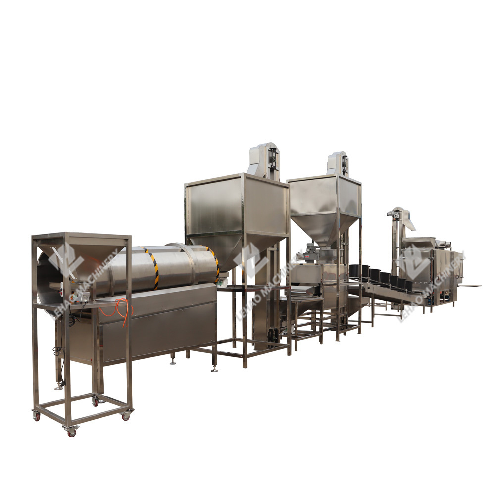 Nuts peanut roasting and falvouring machine flavored cashew nut salted roasting machine