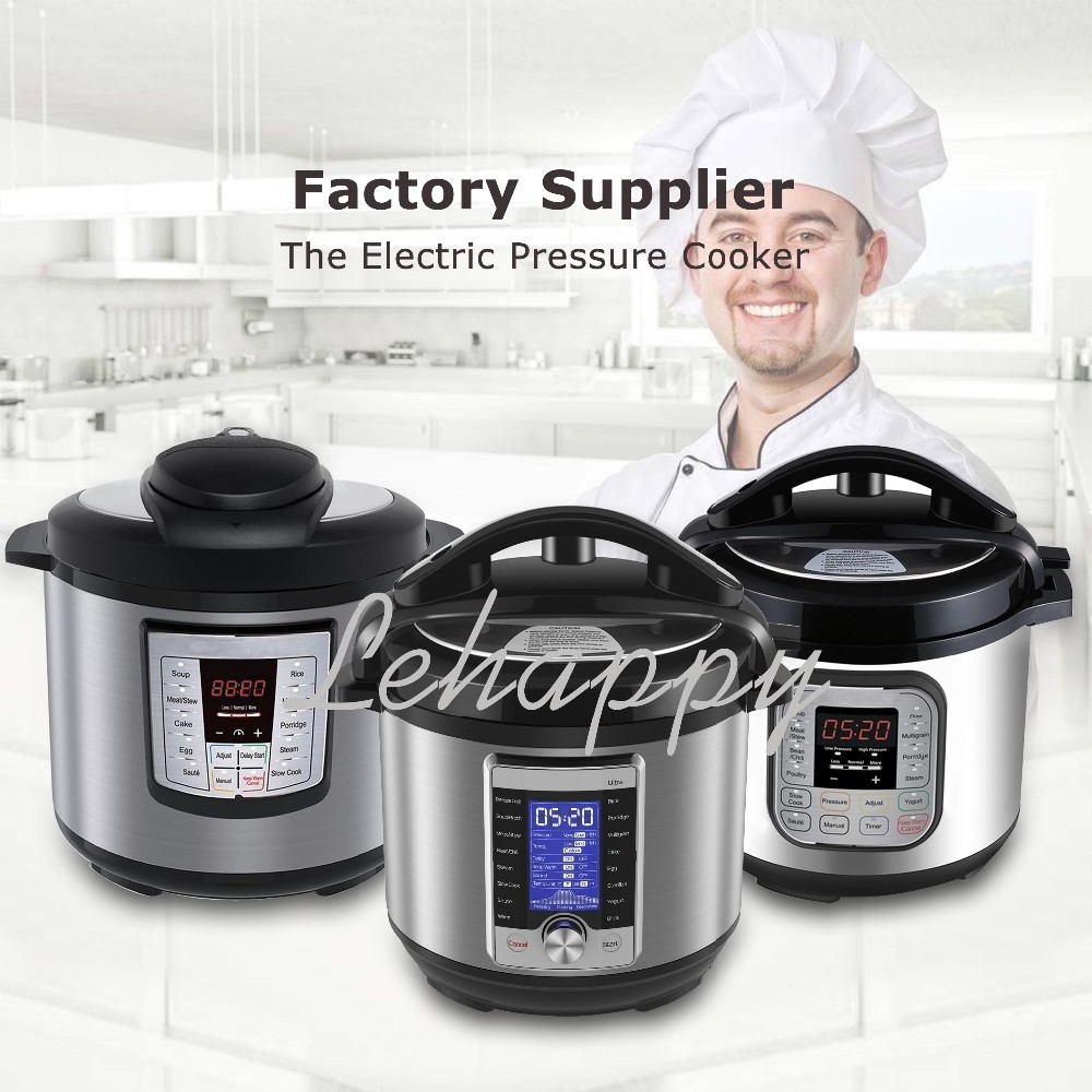 2022 new product aluminum insta pot 6l electrical multicooker multifunction presser rice pressure electric multi cooker