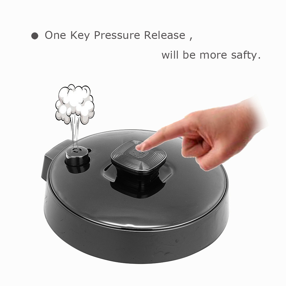 6 Quart multifunction use rice cooker electric pressure cooker with timer preset