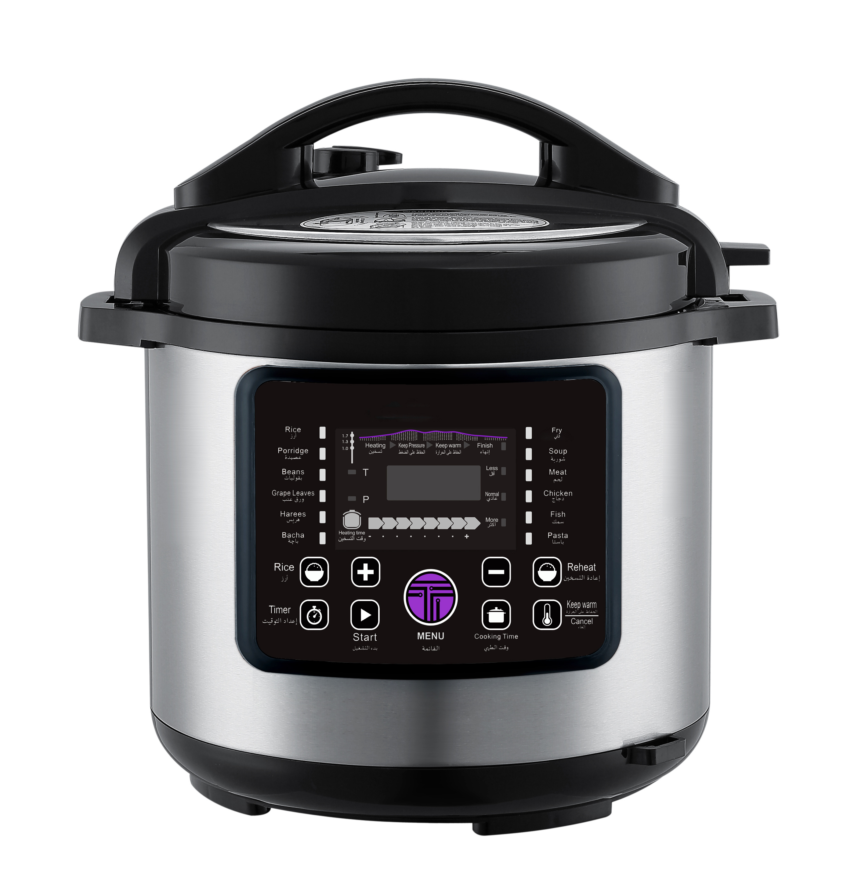 Eco-friendly 6 Quart instant hot pot electric rice stainless steel Pressure cooker for wholesale