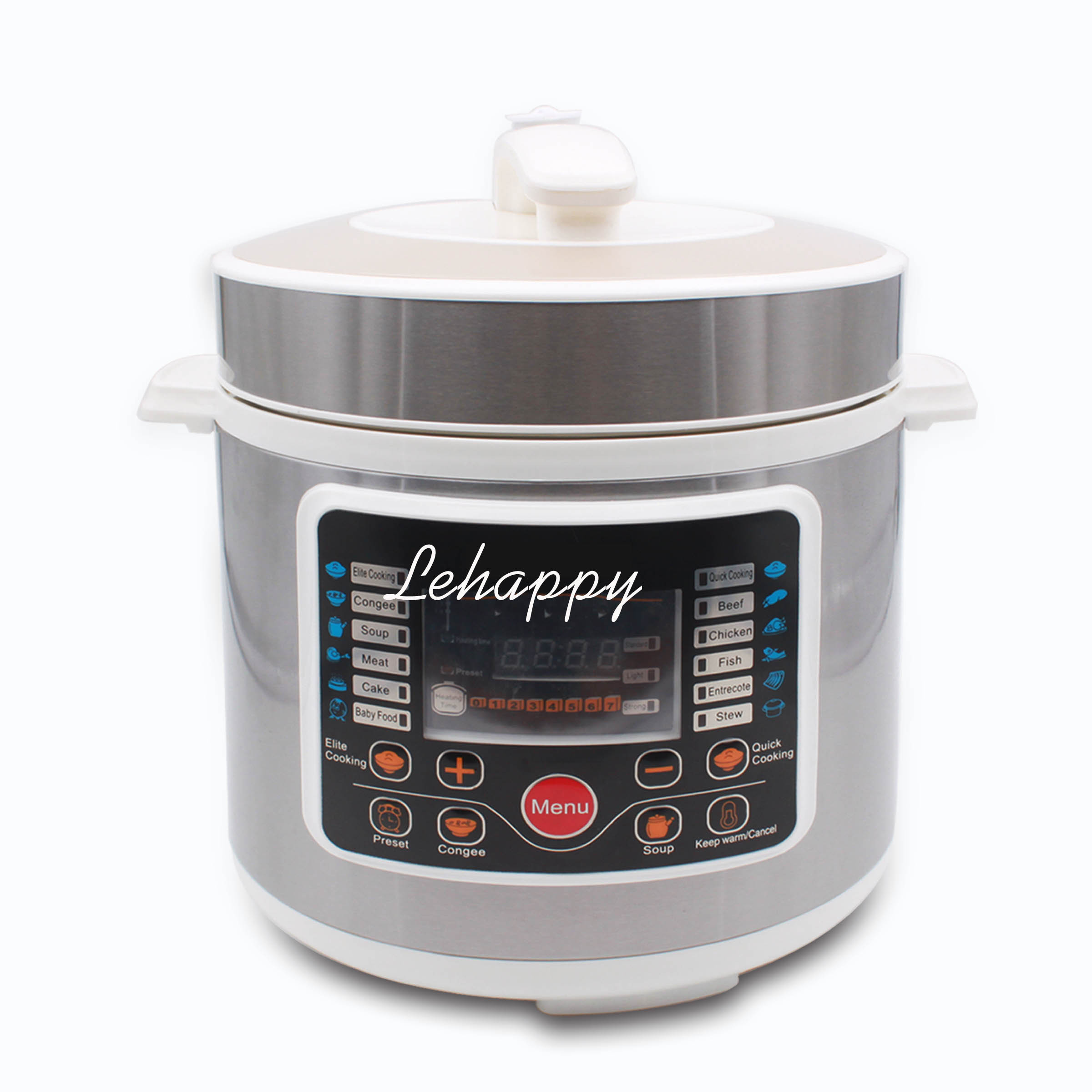 6qt Competitive Price Electric Pressure Cookers Pressure Cooker 304 Stainless Steel Pressure Cooker With Good Quality