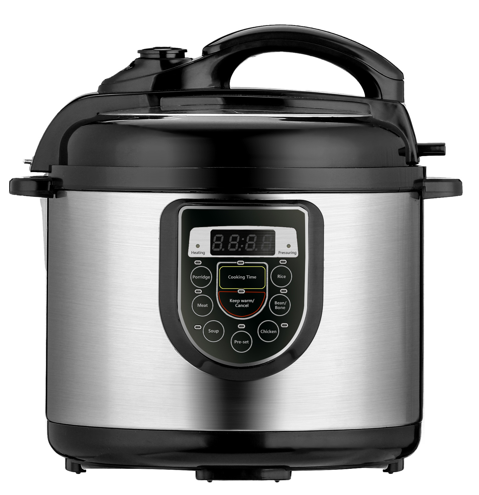 8 Liter /10 Liter big capacity 9 in 1 automatic multi stainless steel electric pressure cookers