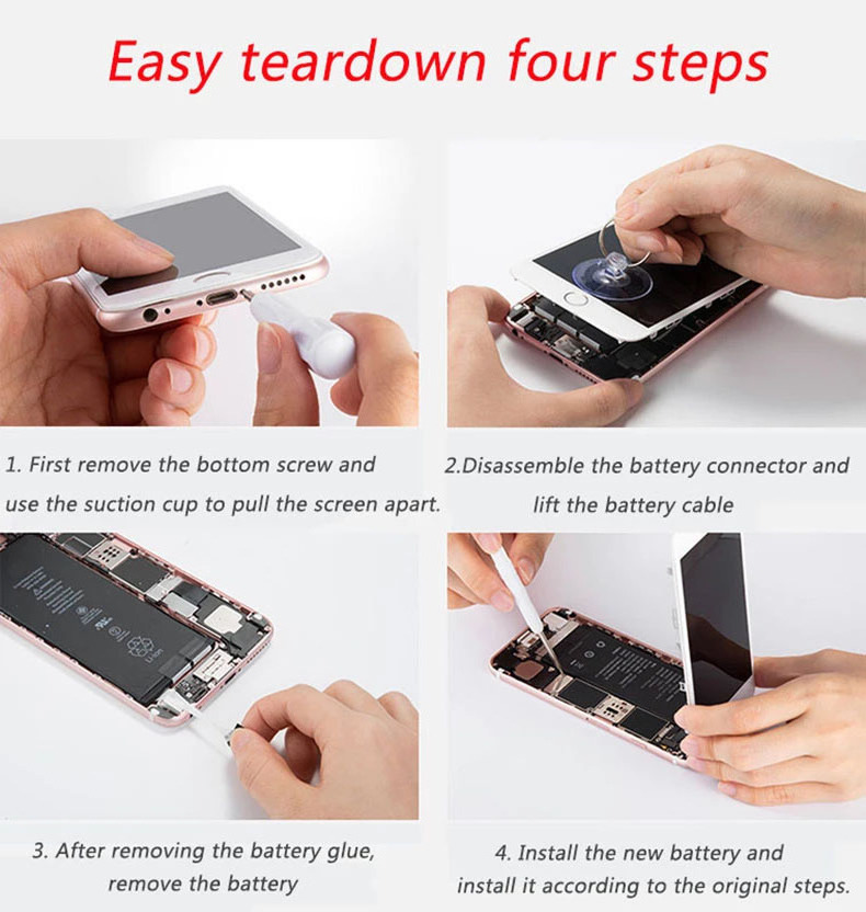 OEM 3.7V 890mAh Phone Battery BL-4C For Nokia 6100 6300 6260 6125 Lithium Replacement Battery