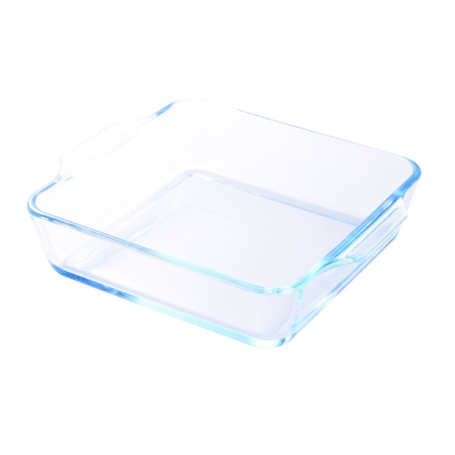 heat resistant glass baking tray bread baking plate muffin pan microwave plate