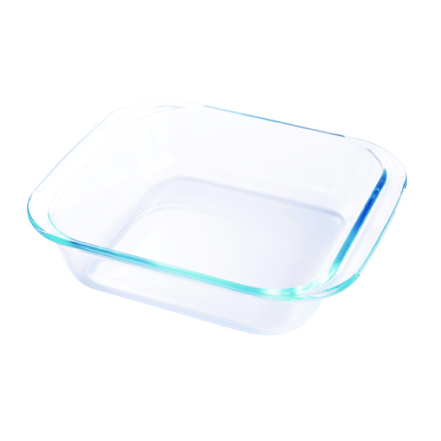 heat resistant glass baking tray bread baking plate muffin pan microwave plate