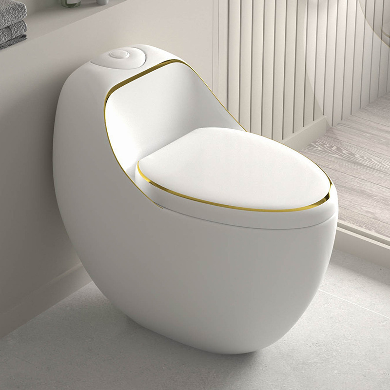 2022 luxury disposable toilets egg shape ceramic sanitary ware bathroom water closet WC ceramic toilet bowl