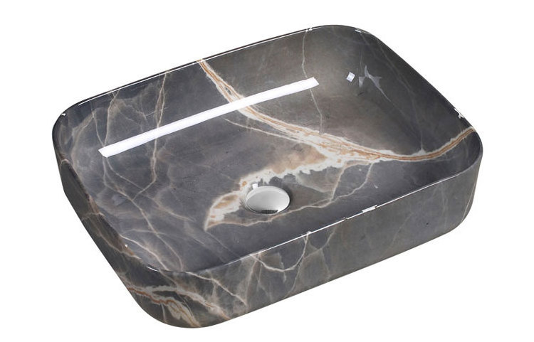 Sanitary Ware Black Marble Basin Color Wash Basin Sink WC Toilet Basin Toilet Set Sink Bowl Price Made in China Oval Ceramic