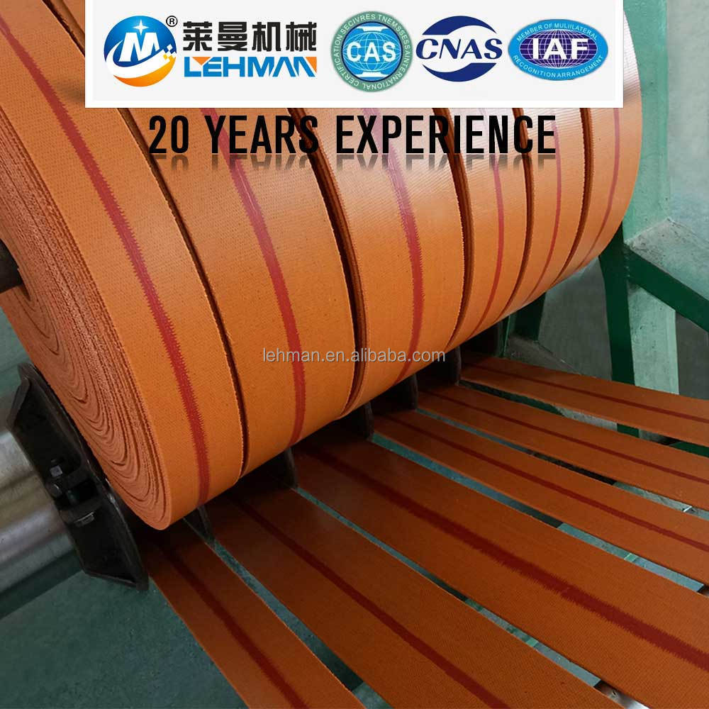 The factory produces the world famous rubber flat drive belt