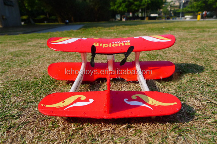 Infrared 2ch RC Mini Plane Mini BIPLANE indoor airplane toys in low price