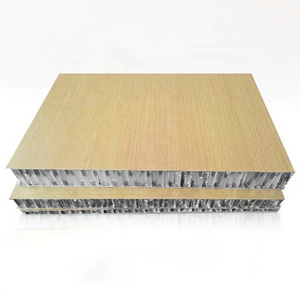 Insulating and heat absorbing aluminum honeycomb sandwich panel for partition wall