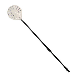 Perforated pizza peel pizza shovels aluminium handles 12inch square 9inch round stainless steel pizza transfer shovel