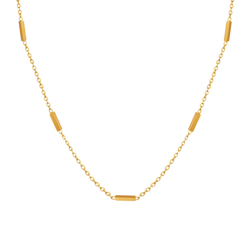 Gold covered chain 18k is filled with thick gold, colorfast, water-resistant and sweat resistant gold chain for women