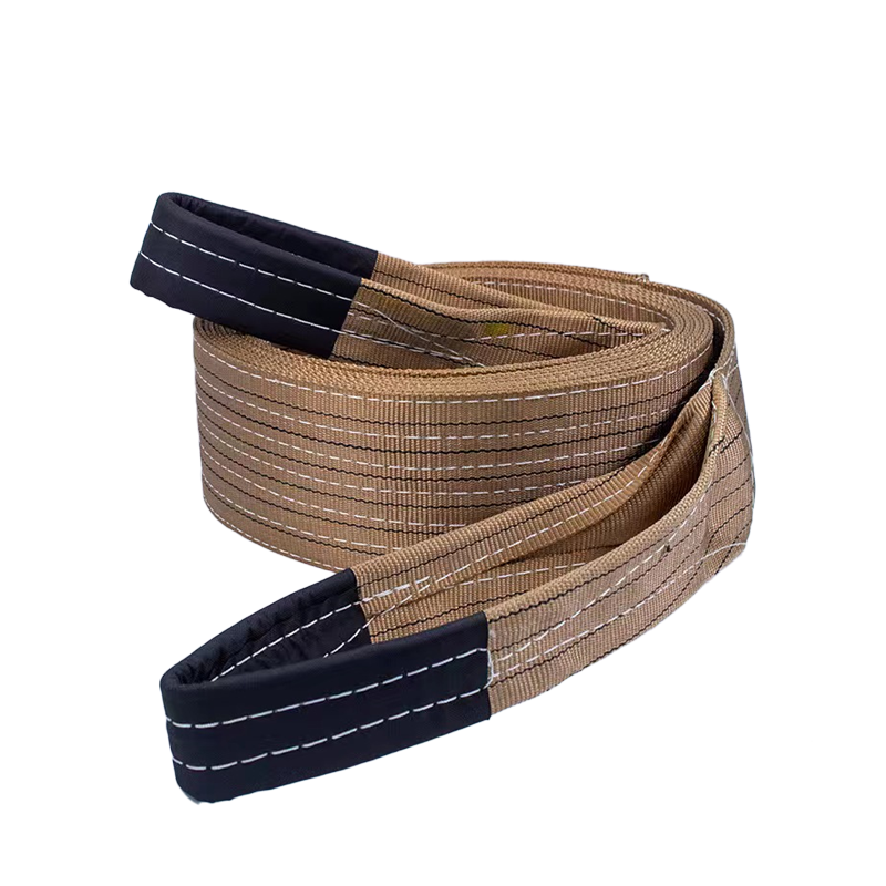 5ton 100% Polyester Woven Lifting Webbing Sling Belt Handling of Building Materials