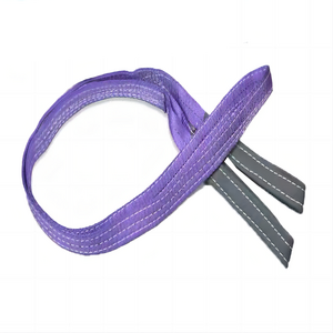 Factory Direct Sales 100% Polyester Double Flat Eye to Eye Webbing Sling Customized Carry Heavy Work