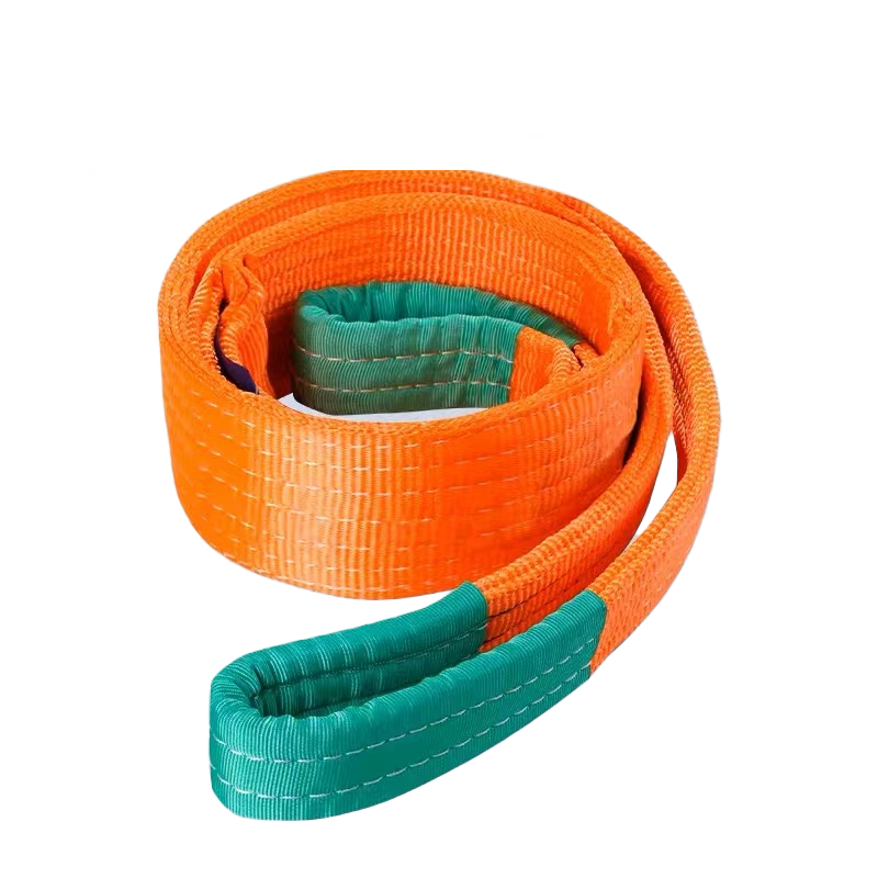 5ton 100% Polyester Woven Lifting Webbing Sling Belt Handling of Building Materials