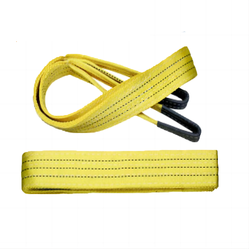 Factory Direct Sales 100% Polyester Double Flat Eye to Eye Webbing Sling Customized Carry Heavy Work