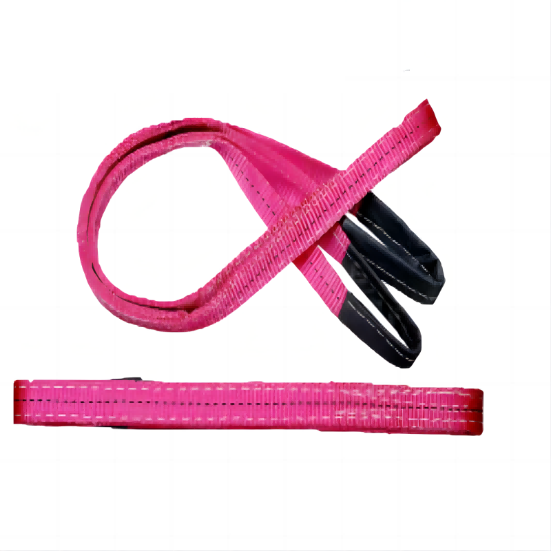 Factory Direct Sales 100% Polyester Double Flat Eye to Eye Webbing Sling Customized Carry Heavy Work