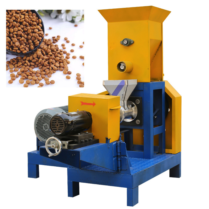 60-80 kg/h Dry dog food making machine/animals feed pellet making machine/pet food extrude for sale