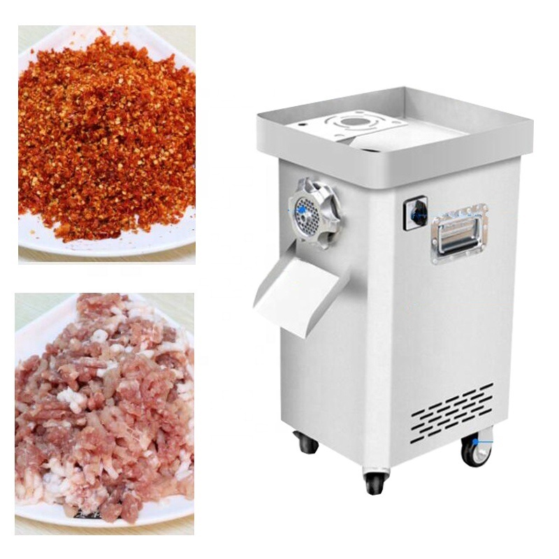 Desktop Food Processing Machine Stainless Steel Grinding Plates Sausage Stuffer Electric Meat Mincer Grinder