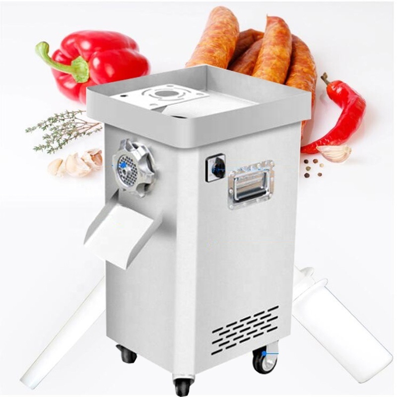 Desktop Food Processing Machine Stainless Steel Grinding Plates Sausage Stuffer Electric Meat Mincer Grinder